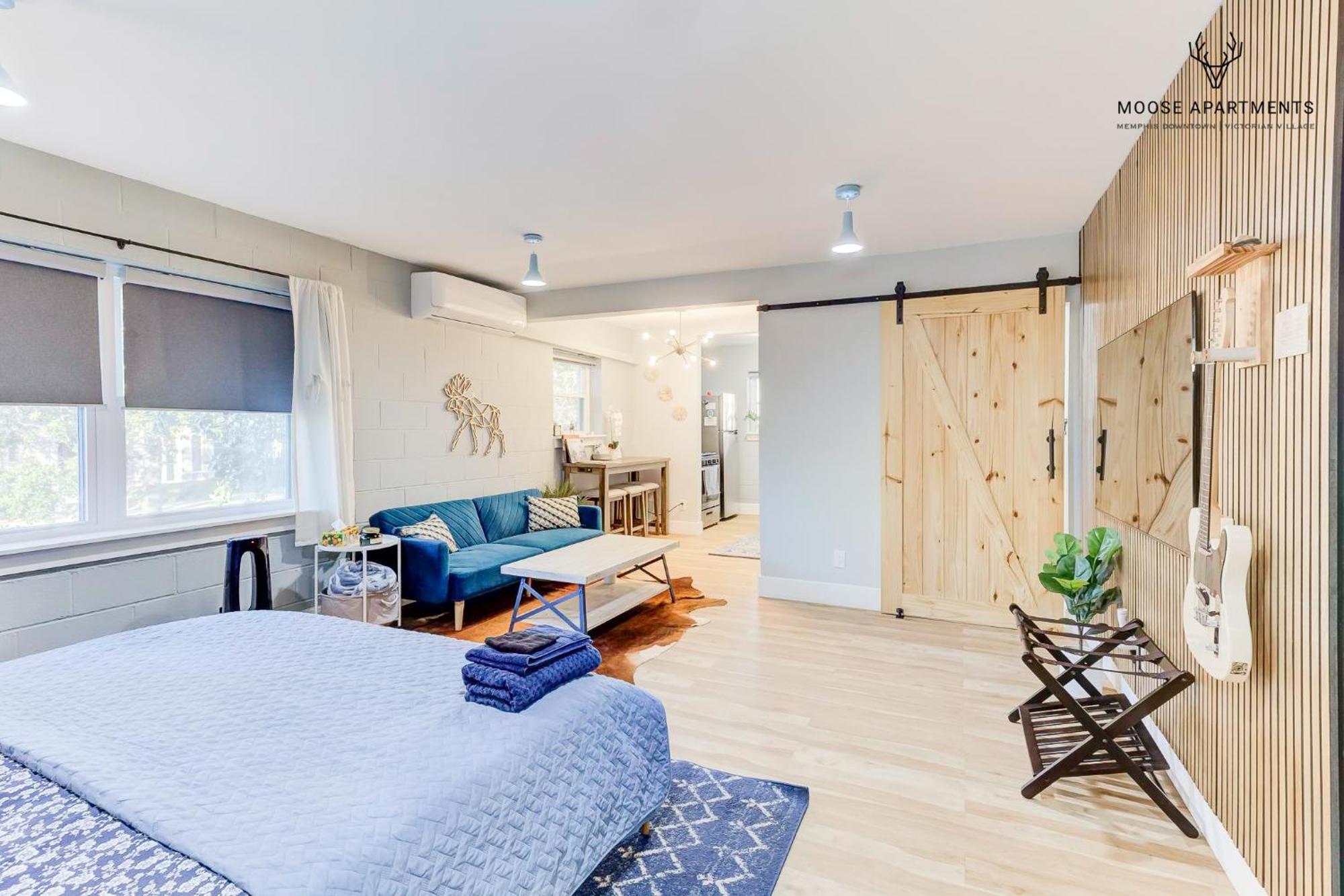 The Moose #7 - Instaworthy Studio With Amazing Views, Free Parking & Heated King Bed MemphisMemphis  Kültér fotó
