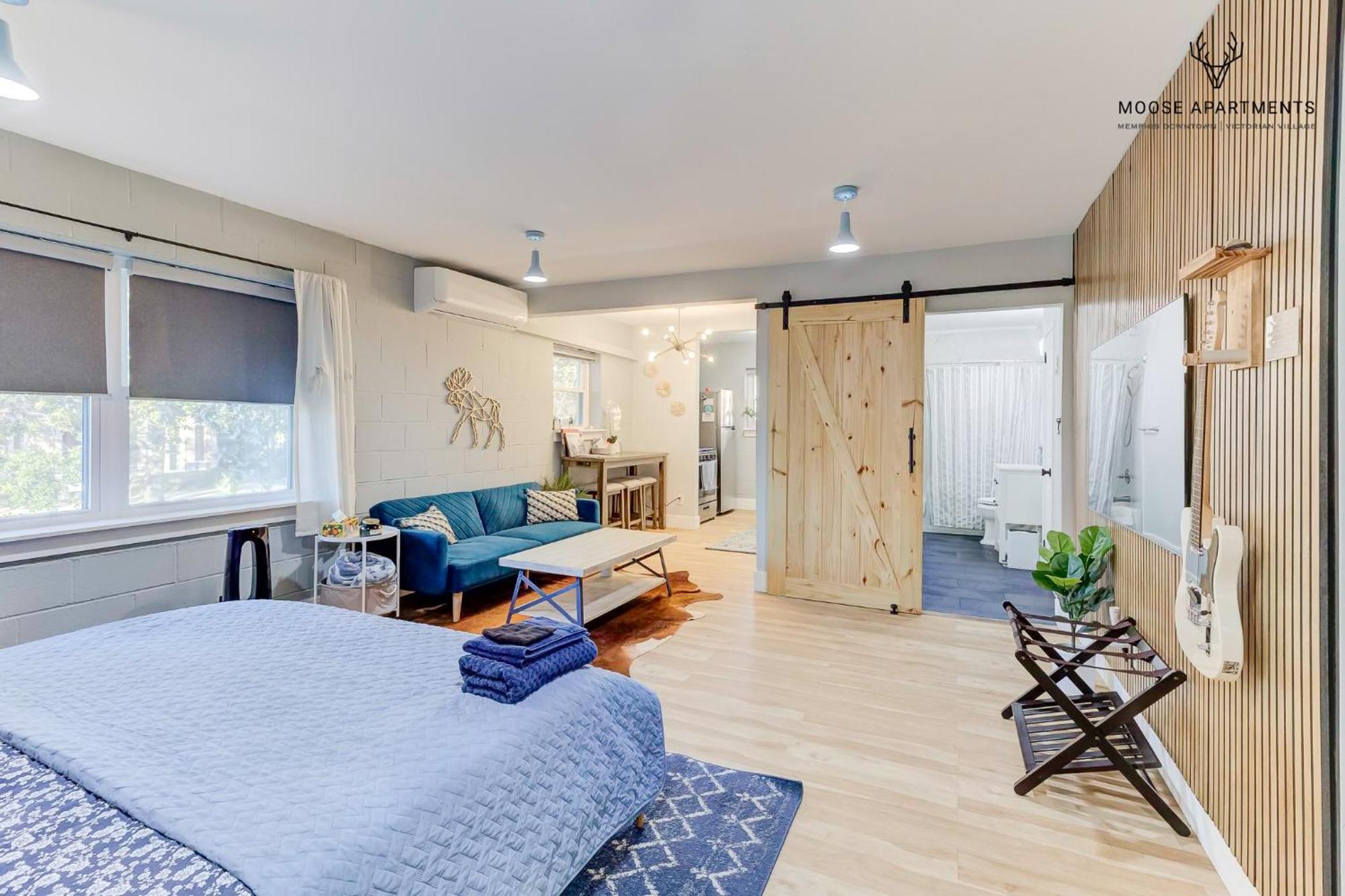 The Moose #7 - Instaworthy Studio With Amazing Views, Free Parking & Heated King Bed MemphisMemphis  Kültér fotó