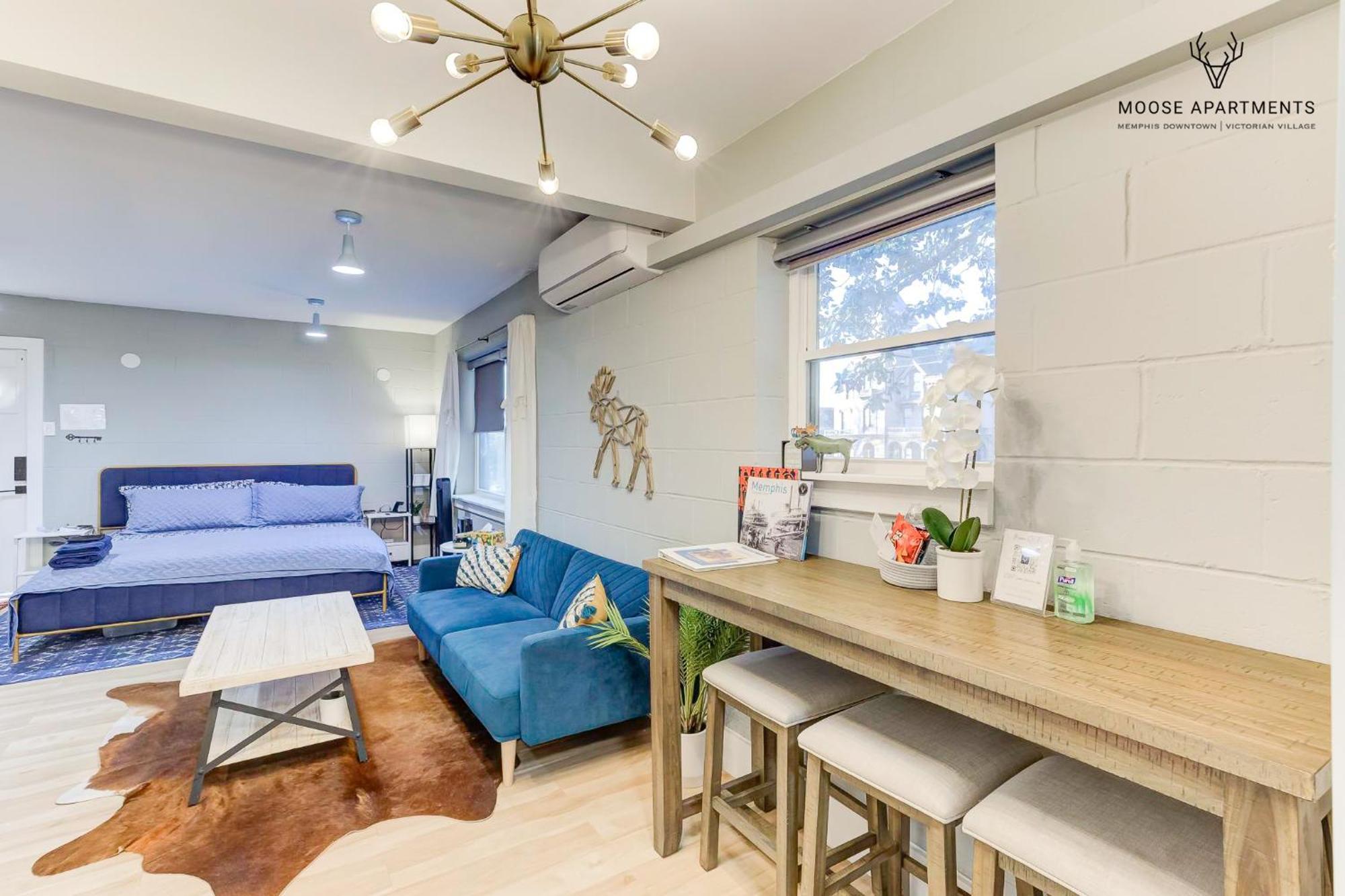 The Moose #7 - Instaworthy Studio With Amazing Views, Free Parking & Heated King Bed MemphisMemphis  Kültér fotó